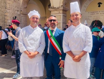 Aiello Calabro Matteo Romano Luca Lepore 1 5443183d - Home - 37 Campionati di Cucina Italiana, Aiello Calabro tifa per Matteo Romano