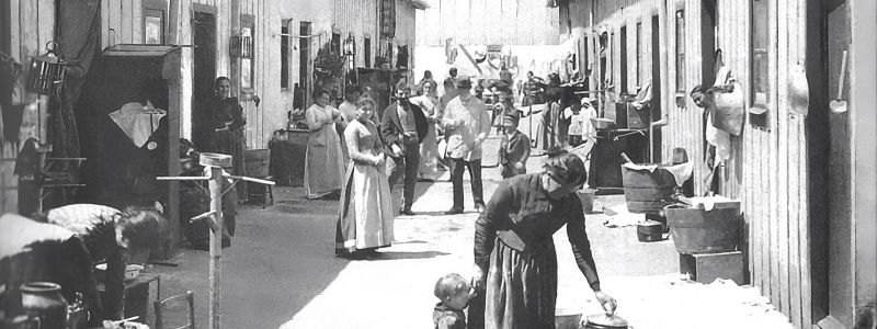 Argentina emigrazione Conventillo Buenos Aires c 1890 Archivo General de la Nacion Public Domain a ad6783e0 - Home - 34 Le radici in Calabria, storie di donne argentine in un film a Buenos Aires
