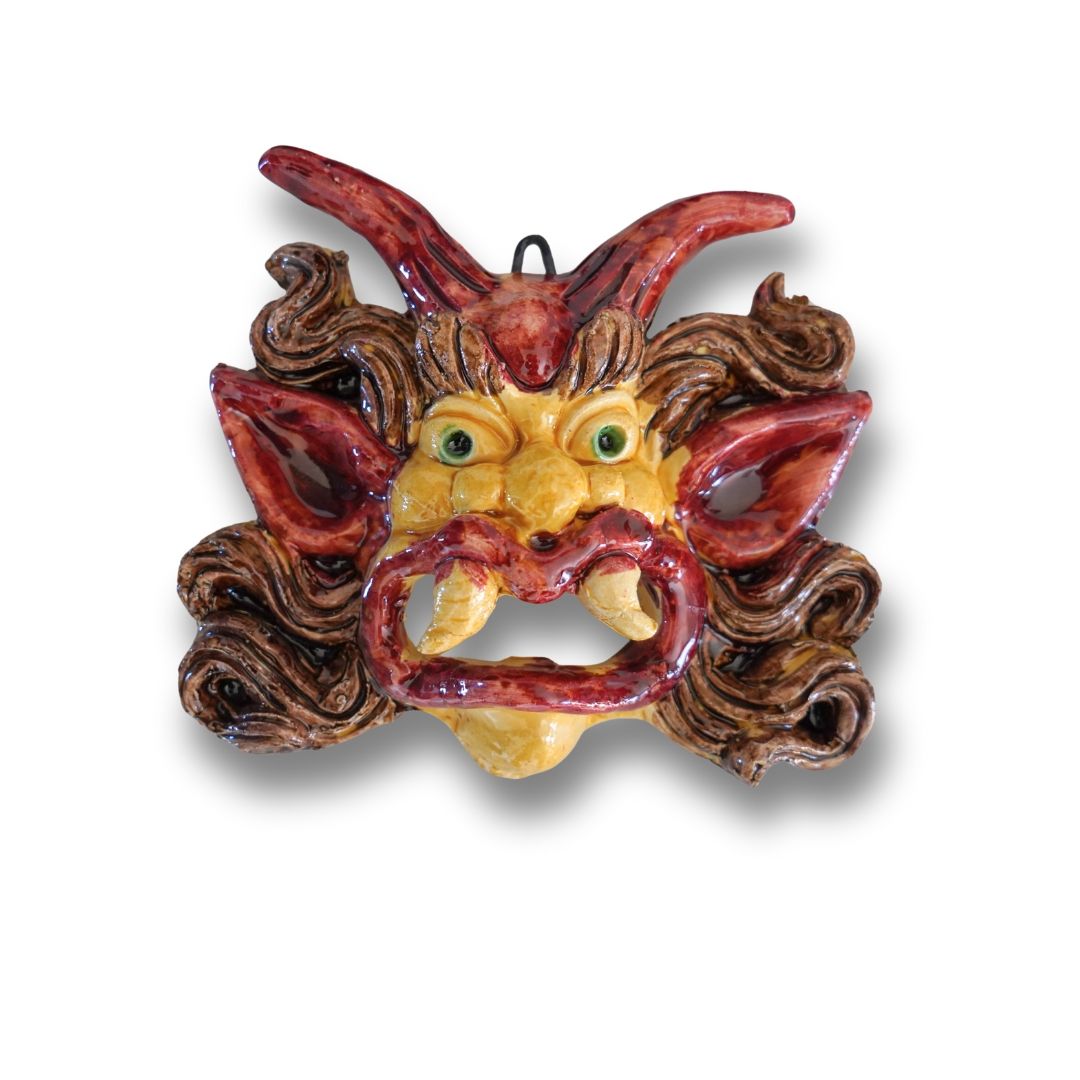 demone grande seminara ae9c1468 - Home - 23 Acquista online Maschera apotropaica demone grande realizzata a mano – Ceramica di Seminara