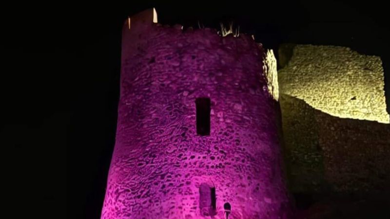 Lotta all’epilessia, il Castello bizantino di Simeri s’illumina di viola