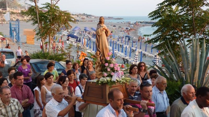 Amantea festeggia la Madonna degli Angeli di Coreca tra mare e fede