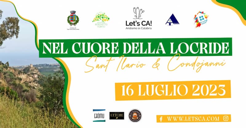Nel cuore della Locride SantIlario e Condojanni 16 Luglio 2023 locandina 2 - Meraviglie di Calabria - 4