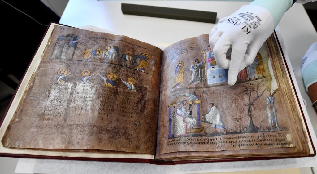 Restauro Codex odex purpureus Rossanensis 24 - Meraviglie di Calabria - 2