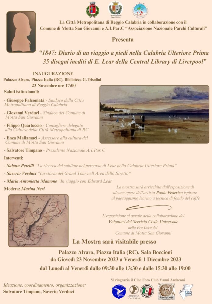 locandina mostra lear - Meraviglie di Calabria - 4