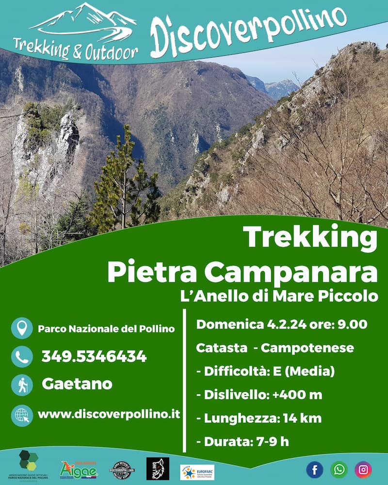 Trekking Pietra Campanara Lanello di Marepiccolo 4 Febbraio 2024 Pollino - Meraviglie di Calabria - 14