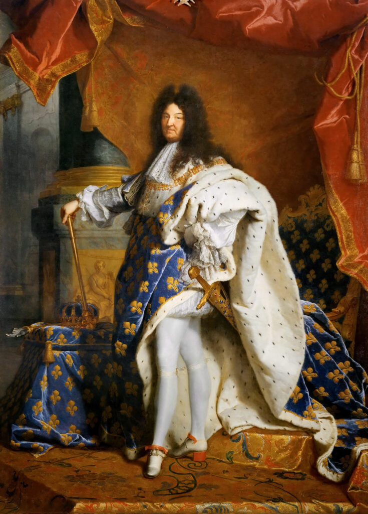 Portrait of Louis XIV of France in Coronation Robes by Hyacinthe Rigaud Louvre Museum - Meraviglie di Calabria - 4