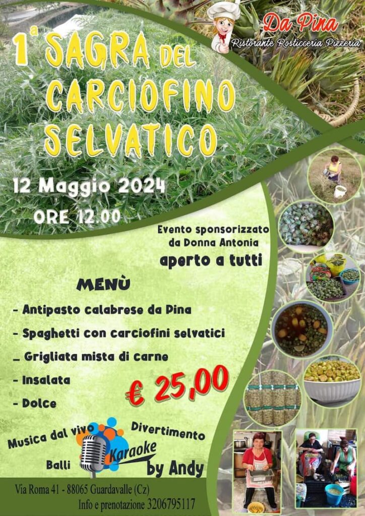 1° Sagra del Carciofino selvatico 12 Maggio 2024 Via Roma 41 Guardavalle - Meraviglie di Calabria - 16