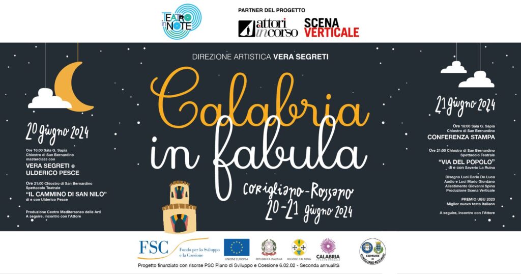 Locandina seconda tappa Calabria in Fabula 2024 - Meraviglie di Calabria - 2