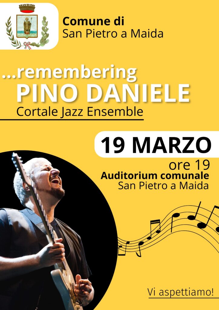 Locandina concero pino daniele 1 - Meraviglie di Calabria - 4